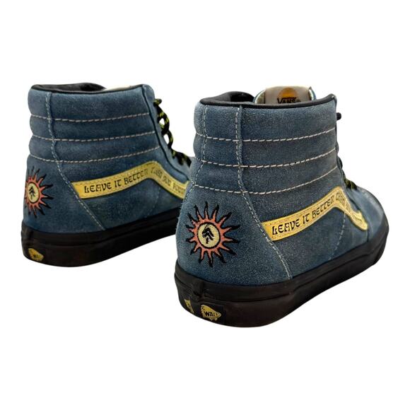 VANS Parks Project x Sk8- Hi Leave It Better Than You Found It Men 6 Wmn 7.5 - Picture 4 of 12